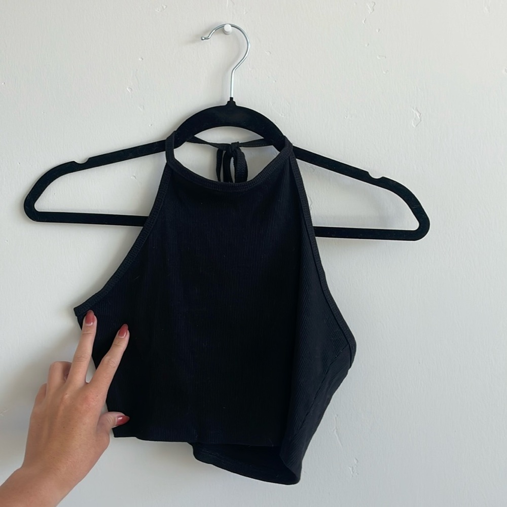 Adjustable Tie Halter Top